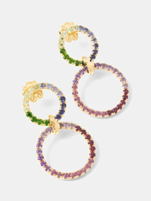 Tous kolczyki srebrne pozłacane