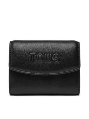 TOUS Mały Portfel Damski Pocket Tous Bloom 2002204251 Czarny
