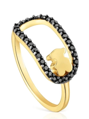 Tous pierścionek pozłacany