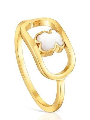 Tous pierścionek pozłacany