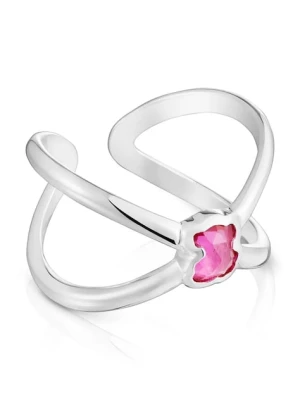 Tous pierścionek srebrny ICON COLOR LGG 1004491100