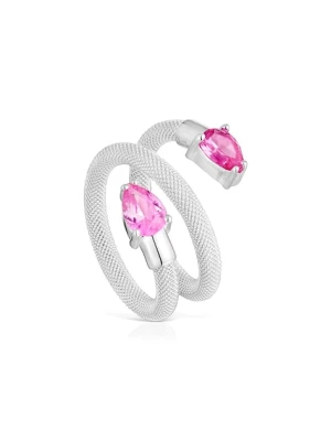 Tous pierścionek srebrny TOUS MESH LGG 1004482