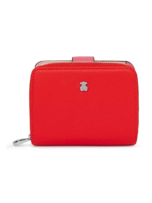 Tous portfel New Dubai Saffiano damski kolor czerwony 2001689917