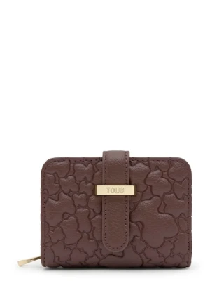 Tous portfel Puffy Bear damski kolor brązowy 2002354843