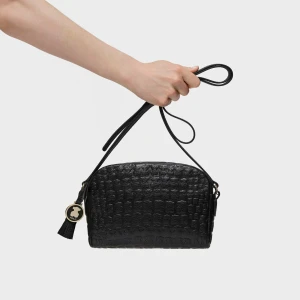 Tous Sherton - Torebka Bandolera Ze Skóry W Kolorze Czarnym - Tous