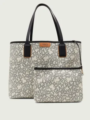 Tous Shopperka + saszetka Kaos Mini | z dodatkiem skóry