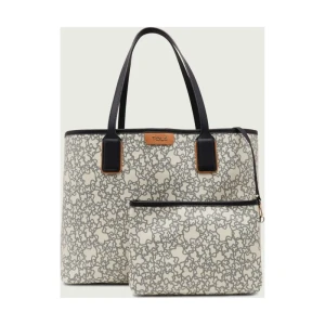 Tous Shopperka + saszetka Kaos Mini | z dodatkiem skóry