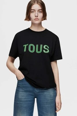 Tous t-shirt bawełniany damski kolor zielony 2002104739