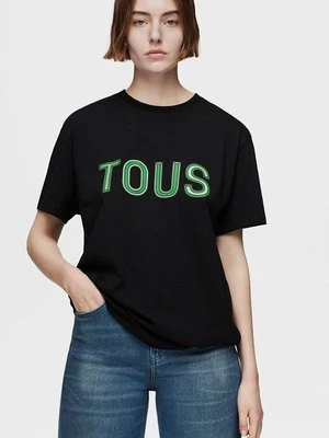 Tous t-shirt bawełniany damski kolor zielony 2002104739