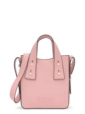 Tous torebka crossbody damska z imitacji skóry różowy