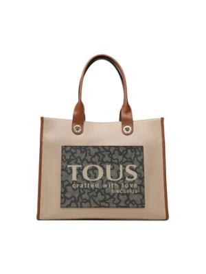 TOUS Torebka Shopper Xl Amaya K Icon 2001660243 Beżowy