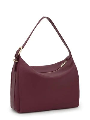 Tous torebka skórzana FOLD kolor bordowy 2002308621