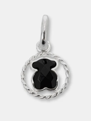 Tous zawieszka damska srebrna z onyksu