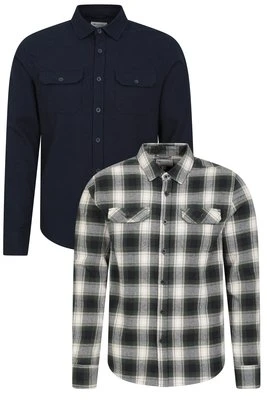 Trace - koszule flanelowe męskie - multipack - Green Mountain Warehouse