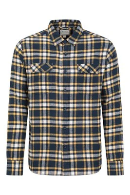 Trace – męska flanelowa koszula z długim rękawem - Purple Mountain Warehouse