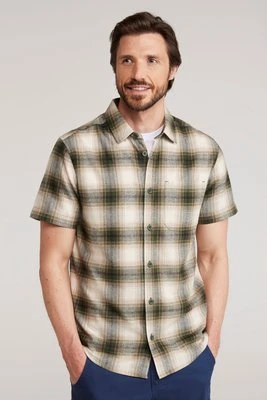 Trace — męska koszula flanelowa z krótkim rękawem - Green Mountain Warehouse