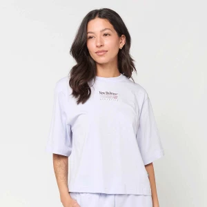 Trackside Relaxed T-Shirt New Balance fioletowy