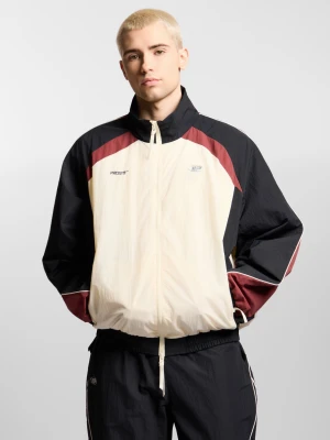 Tracktop kurtka oversize męska biała Klasyk