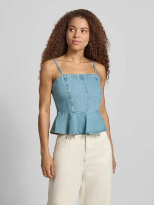 Trägertop w kroju slim fit z czystej bawełny model 'ANDERSON FLOUNCE' Levi's®