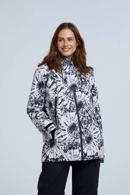 Trail damska kurtka narciarska - Charcoal Animal