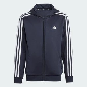 Train Essentials AEROREADY 3-Stripes Regular-Fit Full-Zip Hoodie Adidas