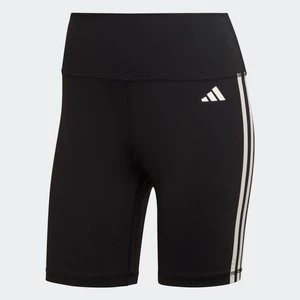 Training Essentials 3-Stripes High-Waisted Short Leggings Adidas