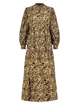 Tramontana Sukienka w kolorze beżowo-oliwkowym rozmiar: 36