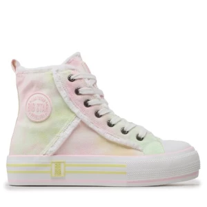 Trampki Big Star Shoes LL274177 White/Pink/Yellow
