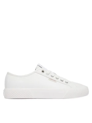 Trampki Calvin Klein Vulc Lace Up Low Lth HW0HW03077 Biały