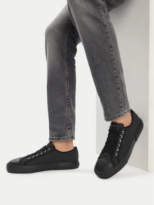 Trampki Calvin Klein Vulc Laceup Cv Aop HM0HM02122 Czarny