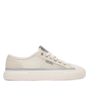 Trampki Calvin Klein Vulc Laceup Low Raffia HW0HW03082 Beżowy