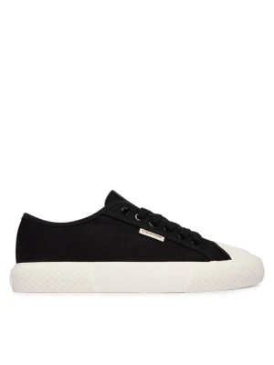 Trampki Calvin Klein Vulc Low Lace Up Canvas HW0HW02975 Czarny