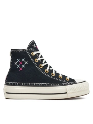 Trampki Converse Chuck Taylor All Star Lift Crafted Stitching Platform Hi A08731C Czarny