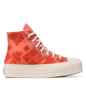 Trampki Converse Chuck Taylor All Star Lift Festival Broderie A02233C Czerwony