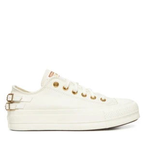 Trampki Converse Chuck Taylor All Star Lift Platform Buckle A11866C Biały
