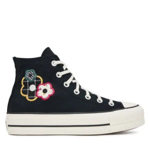 Trampki Converse Chuck Taylor All Star Lift Platform Floral Patchwork A15534C Czarny