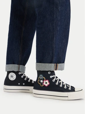 Trampki Converse Chuck Taylor All Star Lift Platform Floral Patchwork A15534C Czarny