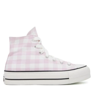 Trampki Converse Chuck Taylor All Star Lift Platform Gingham A13663C Różowy