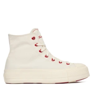 Trampki Converse Chuck Taylor All Star Lift Platform Hearts A19058C Biały
