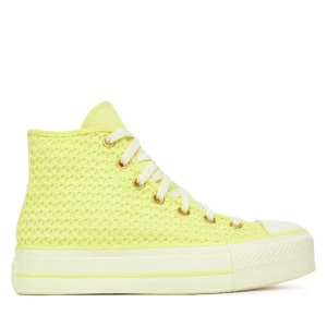 Trampki Converse Chuck Taylor All Star Lift Platform Knit A14967C Żółty