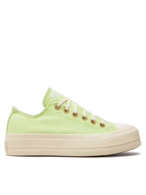 Trampki Converse Chuck Taylor All Star Lift Platform Ox A09913C Zielony