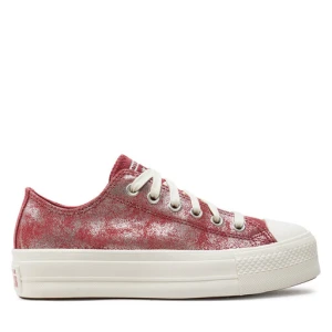 Trampki Converse Chuck Taylor All Star Lift Platform Suede Shimmer A11634C Różowy