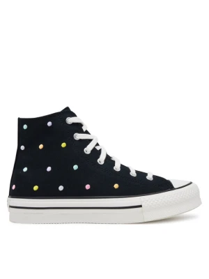 Trampki Converse Chuck Taylor All Star Lift Polka Dots Platform A12608C Czarny