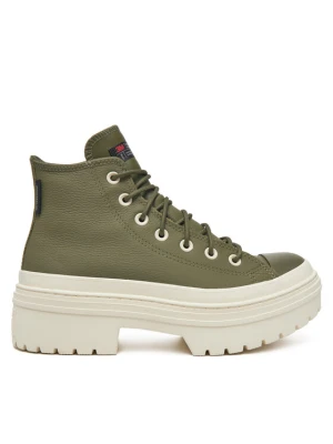 Trampki Converse Chuck Taylor All Star Lugged Heel Platform Waterproof A11163C 306 Zielony