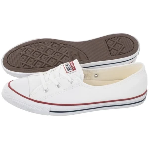 Trampki CT All Star Ballet Lace Slip White/Garnet/Navy 566774C (CO467-a) Converse