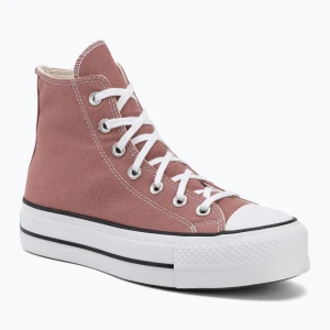 Trampki damskie Converse Chuck Taylor All Star Lift Hi light saddle / natural ivory Brązowy