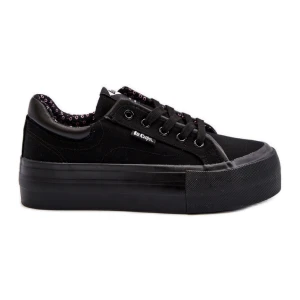 Trampki Damskie Na Platformie Lee Cooper LCW-24-31-2180 Czarne