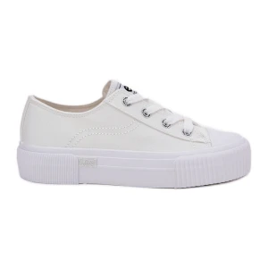 Trampki Damskie Na Platformie LEE Isla C Women Low 50251001 Białe