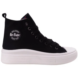 Trampki damskie wysokie Lee Cooper LCW-23-44-1629LA czarne