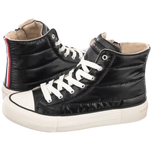 Trampki High Top Lace-Up- Sneaker Black T3A9-32290-1437999 (TH535-a) Tommy Hilfiger